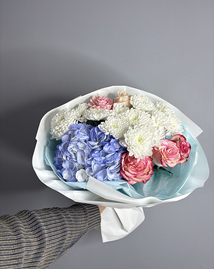 Assembled bouquet with delivery to Astana