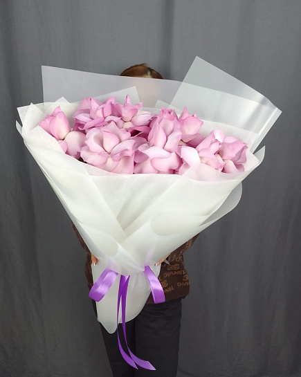 Bouquet of mono-lilac flowers delivered to Astana