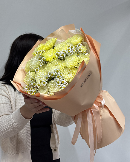 Assembled bouquet with delivery to Astana