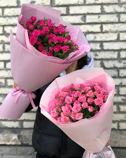 Букет из кустовых роз с доставкой по Алматы