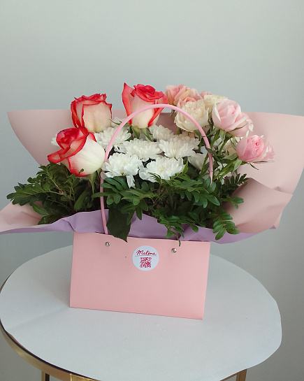 Assembled bouquet with delivery to Astana