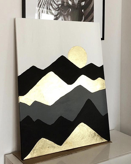 Картина "Рассвет в горах" с доставкой по Астане