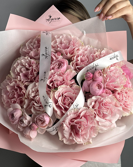 Bouquet of Pink order flowers delivered to Astana