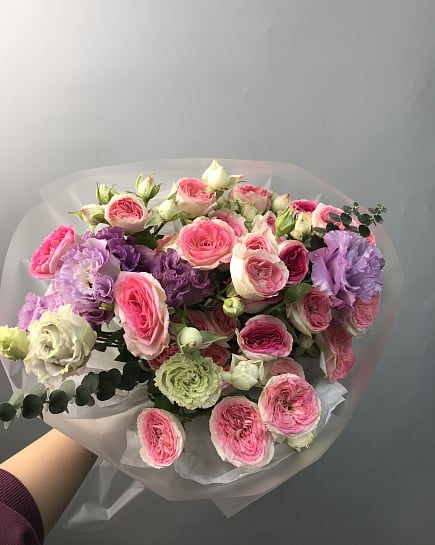 Assembled bouquet with delivery to Astana