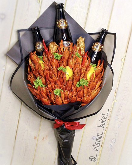 Men's bouquet of crayfish with delivery to Astana