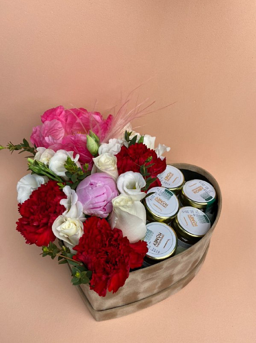 Gift set with flowers