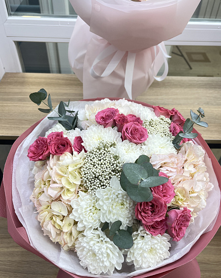 Assembled bouquet with delivery to Astana