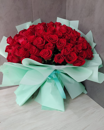 Bouquet of 101 Rose flowers delivered to Karaganda