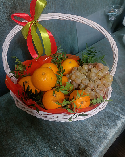 Bouquet of Vitamin basket flowers delivered to Kostanay.
