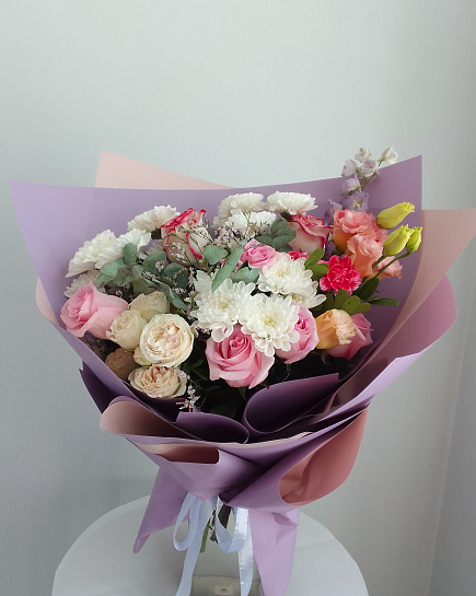 Assembled bouquet with delivery to Astana