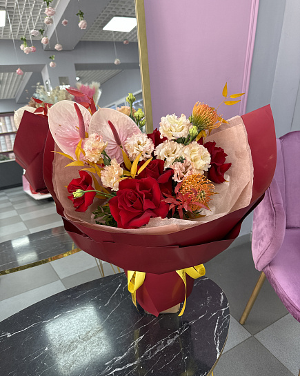 Assembled bouquet with delivery to Almaty