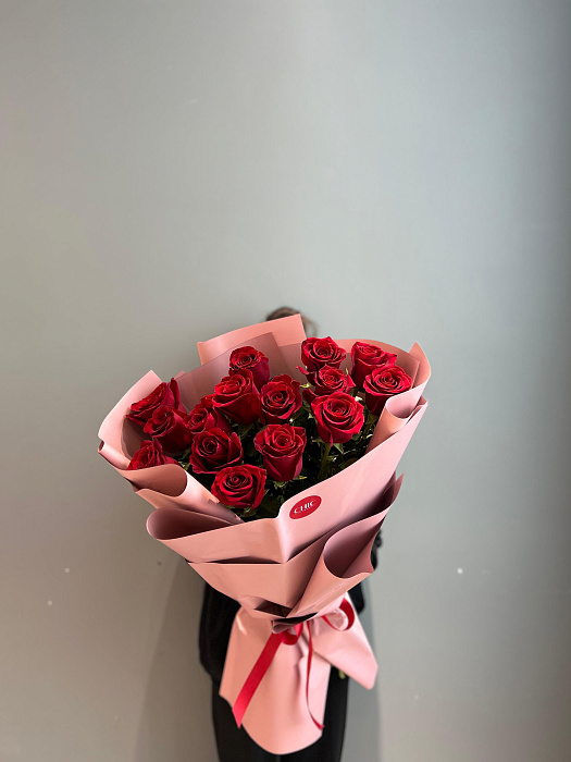 Bouquet of 15 meter roses