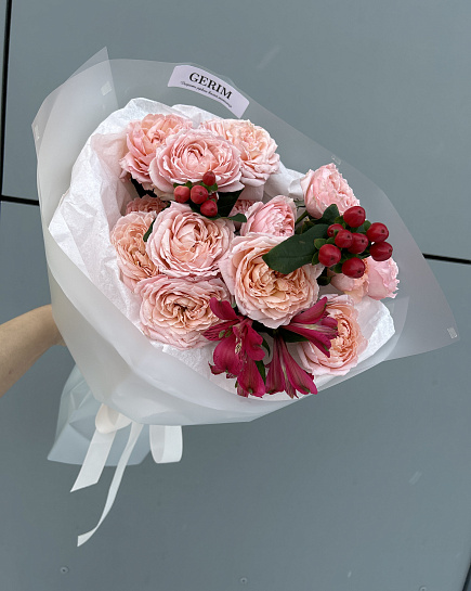 Assembled bouquet with delivery to Astana