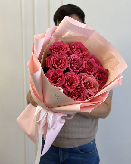 Promotional volume bouquet with delivery to Shymkent