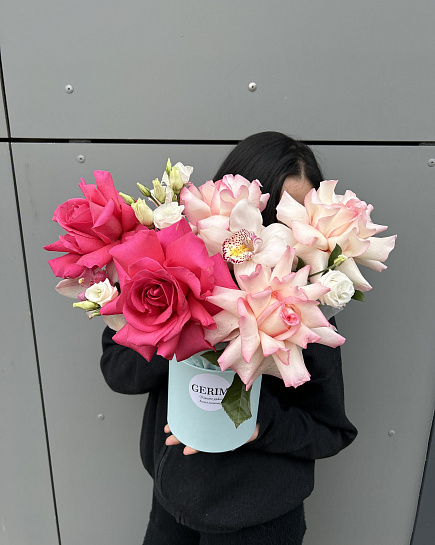 Assembled bouquet with delivery to Astana