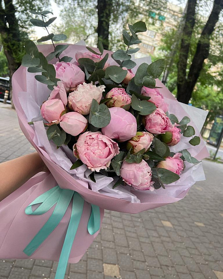 Bouquet of Pionomania flowers delivered to Almaty