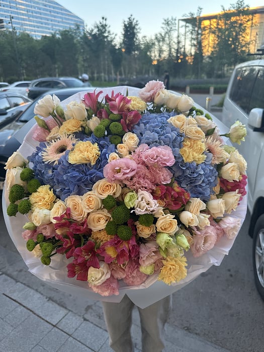 Цветочная палитра красок
