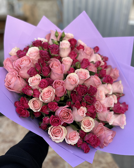 Mix bouquet with delivery to Kostanay.