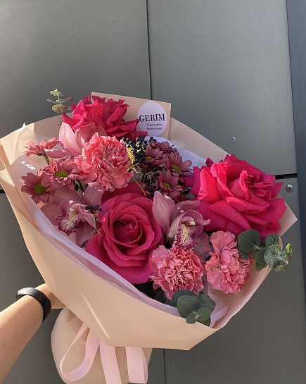 Assembled bouquet with delivery to Astana