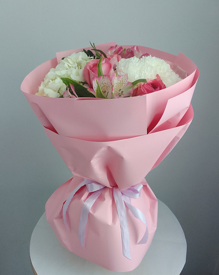 Assembled bouquet with delivery to Astana