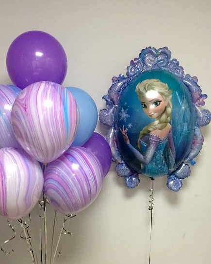 Bouquet of Elsa Mirror flowers delivered to Astana