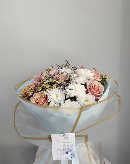 Assembled bouquet with delivery to Astana