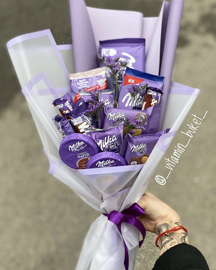 A bouquet of Milka with delivery to Astana