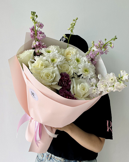 Bouquet of Soft touch flowers delivered to Astana