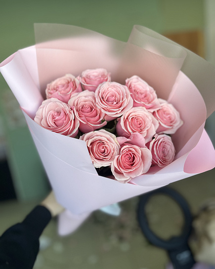 Розовые розы с доставкой по Рудном