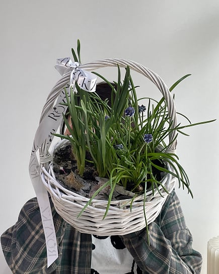 Весеннее пробуждение в корзине с доставкой по Астане