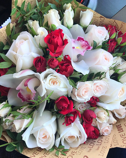 Bouquet of Leila flowers delivered to Astana