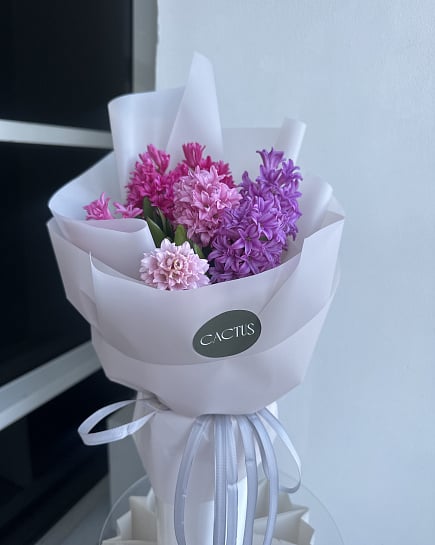 Весеннее очарование гиацинтов с доставкой по Астане