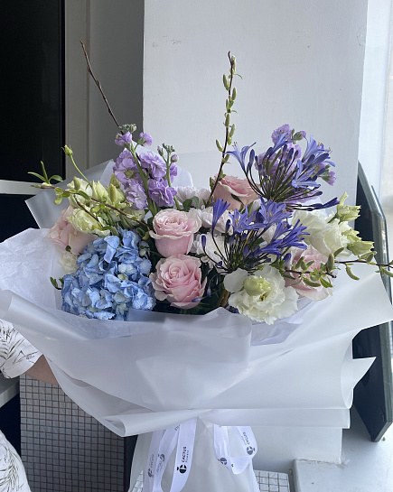 Assembled bouquet with delivery to Astana