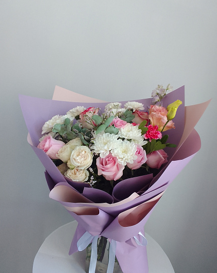 Assembled bouquet with delivery to Astana