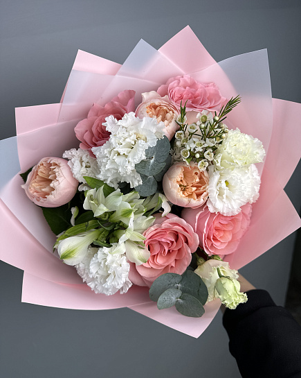 Assembled bouquet with delivery to Astana