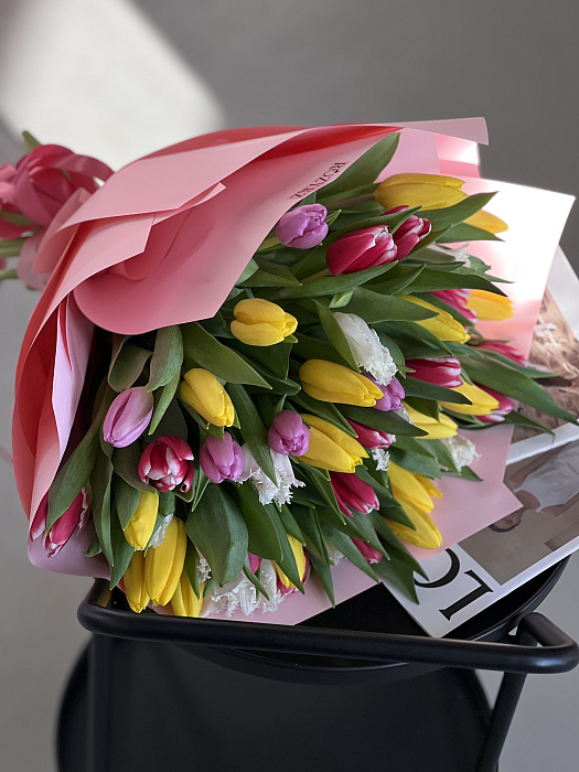 Bouquet of 51 tulips