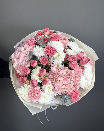 Assembled bouquet with delivery to Astana
