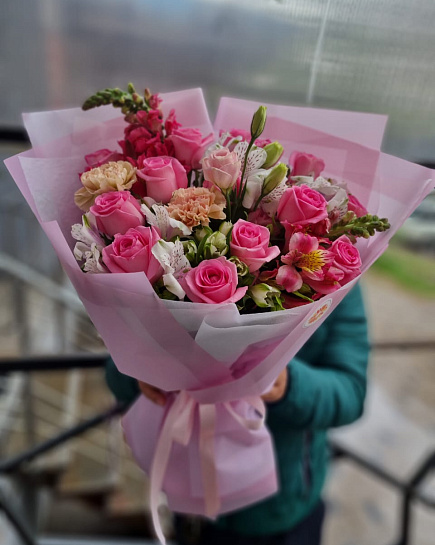 Bouquet of Powder flowers delivered to Almaty