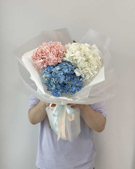 Bouquet of Hydrangeas flowers delivered to Astana