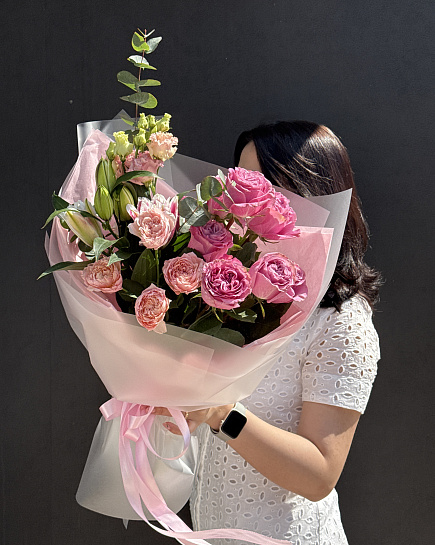 Assembled bouquet with delivery to Astana