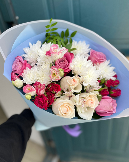 Bouquet of Eurobouquet Eva flowers delivered to Kostanay.