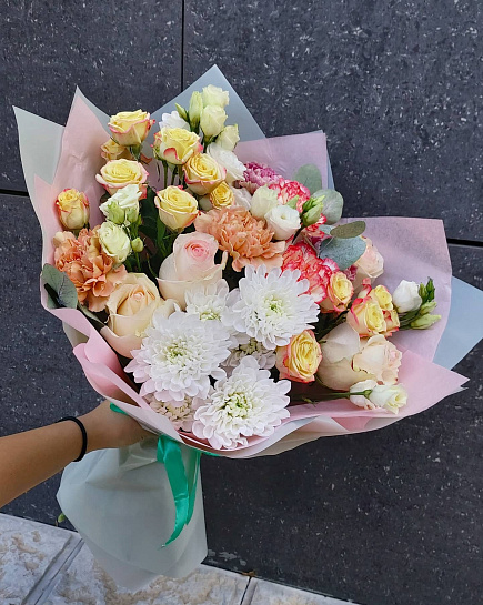 Bouquet of Velvet ringing flowers delivered to Pavlodar