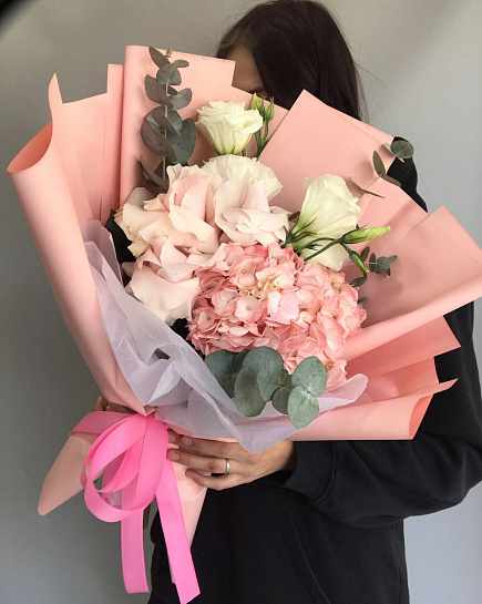 Bouquet of Delicate Pink Bouquet ❤ flowers delivered to Almaty