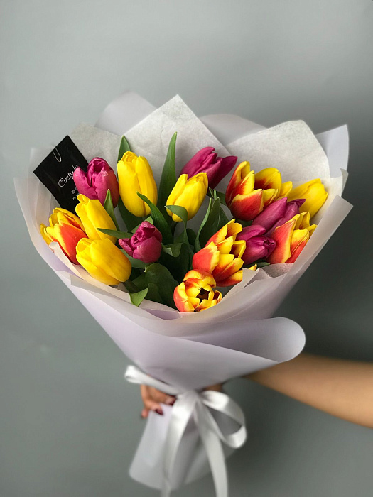 Bouquet of tulips 15 pcs