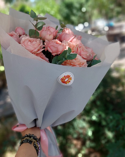 Bouquet of july kiss flowers delivered to Almaty