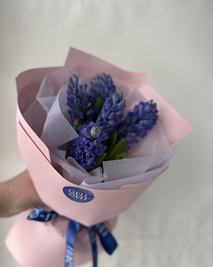 A bouquet of hyacinths with delivery to Astana