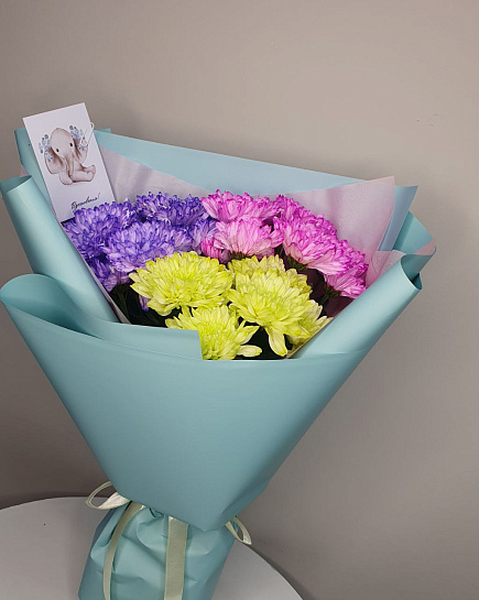 Bouquet of Bouquet Chrysanthemum flowers delivered to Astana
