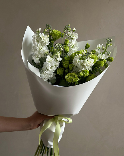 Mattiola eustoma green s with delivery to Astana