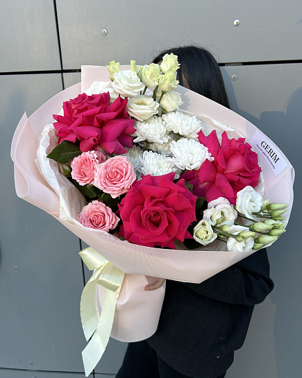 Assembled bouquet with delivery to Astana