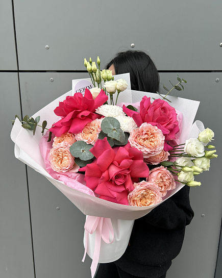 Assembled bouquet with delivery to Astana